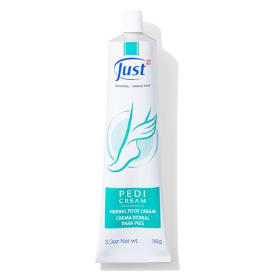 Swiss Just Pedicream Foot Cream 3.4 Fl oz- Nourishing Foot Care Kit with a High Concentration of Almond Oil for Skin - Soothing and Moisturizing Natural and Herbal Formula for Dry and Cracked Feet