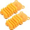 2 Pieces Kids Nail Scrubber Brush Soft Bristle Nail Brush Plastic Fingernail Brush for Kids Hand Cleaning view 1