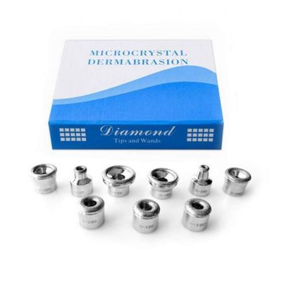 Diamond Dermabrasion Head Microdermabrasion Exfoliator Home Facial Dermabrasion Tool Dermabrasion Replacements 9Tips