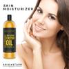 Aria Starr Castor Oil Cold Pressed - 16 FL OZ - 100% Pure Hair Oil For Hair Growth, Face, Skin Moisturizer, Scalp, Thicker Eyebrows And Eyelashes view 2