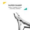 Rui Smiths Ultra-Premium Stainless Steel Cuticle Nippers - Professional Stainless Steel Cuticle Cutters - Japanese Handle, Mirror Finish - 5mm Jaw, Double Spring view 3