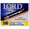 100 Lord Razor Blades Super Stainless Single Edge for Barbers view 1