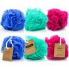 IMPRESA Mesh Bath & Shower Loofah Sponges - 5-Inch - Pack of 6 Gentle Exfoliating Body Scrubber & Bath Pouf - Home & Travel Loofah Pack - Durable Quick-Dry Shower Sponge view 1