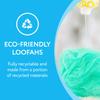 IMPRESA Mesh Bath & Shower Loofah Sponges - 5-Inch - Pack of 6 Gentle Exfoliating Body Scrubber & Bath Pouf - Home & Travel Loofah Pack - Durable Quick-Dry Shower Sponge view 2