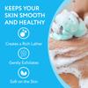 IMPRESA Mesh Bath & Shower Loofah Sponges - 5-Inch - Pack of 6 Gentle Exfoliating Body Scrubber & Bath Pouf - Home & Travel Loofah Pack - Durable Quick-Dry Shower Sponge view 3