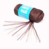 100% Brazilian Wool Hair Acrylic Yarn for African Braids/Senegalese Twist/Faux Locs/Wraps and Crochet Hook(4 Roll,Coffee Brown) view 2
