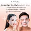 LA PURE Snail Mucin Mask  10ct Korean Sheet Mask Pack for Signs of Aging, Aid Skin Repair & Hydration  Pure Snail Mask for Face with Collagen & Hyaluronic Acid  Cruelty-Free Hydrating Sheet Mask view 3