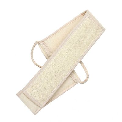 AnHua Natural Exfoliating Body Cleaning Sponge Loofah Loofa Back Strap Bath Shower Body Brush Scrubber (Beige)