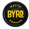 BYRD Hair Matte Pomade - Medium Hold, No Sheen, For All Hair Types, Mineral Oil & Paraben Free, Phthalate & Sulfate Free, Cruelty-Free, Water Based, 3.35oz view 1