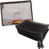 20 Pieces Black Mesh Bags Mesh Zipper Pouch Makeup Cosmetic Bag Pencil Pouch, 9.5 x 7.1 Inches view 2