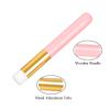 12 Pcs Eyelash Cleaning Brush Lash Extension Cleanser Shampoo Soft Makeup Brushes for Blackhead Remover Tool Nose Washing with a Dozen Mascara Brushes Wands,Pink view 3