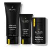 Lumin - Smooth Operator Detox - Men's skincare kit, Includes: Charcoal Face Wash Daily Detox, Charcoal Scrub Deep Detox & Daily Face Moisturizer, Suitable for all skin types, Two Month Supply view 1