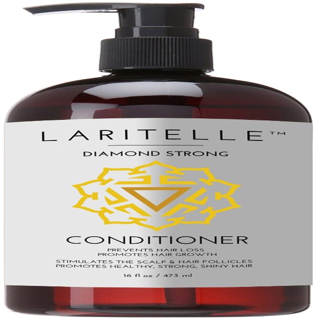 Laritelle Organic Anti-Thinning Conditioner Diamond Strong 16 oz. Rosemary, Ginger, Cedarwood. Promotes Hair Growth, Prevents Hair Loss GF