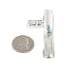 $200Tag Silver Navajo Certified Natural Turquoise Native Hair Barrette 10346-1 Made by Loma Siiva view 3