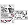 3 Sheets Halloween Temporary Tattoos,Tattoo Sticker Perfect for Halloween,Cosplay, Costumes and Party Accessories view 1