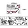 3 Sheets Halloween Temporary Tattoos,Tattoo Sticker Perfect for Halloween,Cosplay, Costumes and Party Accessories view 3
