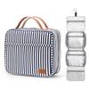 Bosidu Hanging Travel Toiletry Bag, Large Capacity Cosmetic Travel Toiletry Organizer for Women with 4 Compartments & 1 Sturdy Hook, Perfect for Daily Use/Valentines' Day view 1