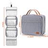 Bosidu Hanging Travel Toiletry Bag, Large Capacity Cosmetic Travel Toiletry Organizer for Women with 4 Compartments & 1 Sturdy Hook, Perfect for Daily Use/Valentines' Day view 4