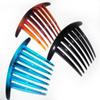 3 PCS FRENCH TWIST HAIR COMB COLER (Marble) TWO TONE MIX 7 TOOTH IT DELUXE. view 2