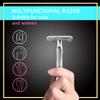 BAILI Classic 3-Piece Double Edge Safety Razor Wet Shaving for Men Women with Platinum Blade and Mirrored Travel Case BD176 view 2