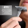 BAILI Classic 3-Piece Double Edge Safety Razor Wet Shaving for Men Women with Platinum Blade and Mirrored Travel Case BD176 view 3