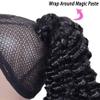 Seelaak Brazilian Kinky Curly Ponytail Extensions - 18Inch Afro Curly Clip in Human Hair view 3
