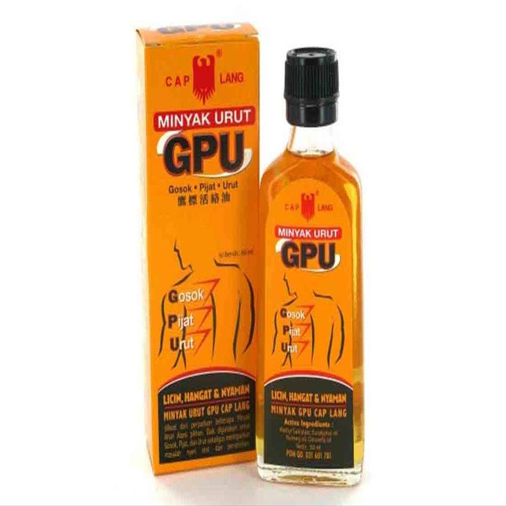 Minyak Urut GPU (Gosok-Pijat-Urut) - (Pack of 2)