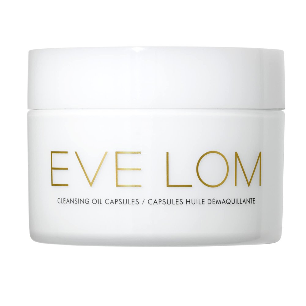 EVE LOM Cleansing Oil Capsules for Face - Omega-Rich Botanical Blend Dissolves Makeup & Impurities - Long-Lasting Hydration for Soft Skin (50 Count)