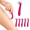 2 Packs Bikini Razors  Total 6 Pieces  Reusable Disposable Shavers for Womens Bikini Area  Ideal for Brazilian Shave, Pubic Hair, Underarms, and Body Grooming view 4