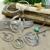 1928 Jewelry Horseshoe And Horse 3.64 Inch Hair Barrette Clip, (1 Pcs), Equestrian Jewellery For Women view 2