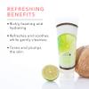 100% PURE Coconut Lime Shower Gel Natural Foaming & Hydrating Body Wash - Deeply Moisturizing Gentle Soap Cleanser for All Skin Types, Even Sensitive - Gluten-Free - 8 Fl Oz view 3