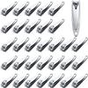 32 Pieces Stainless Steel Fingernail Nail Clipper Bulk Silver Portable Toenail Clippers Cutter Set view 1