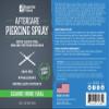 Essential Values Piercing Aftercare Spray (8 OZ Per Bottle) - Natural & Gentle on Contact - Made in USA view 3