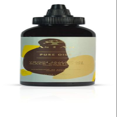 As I Am Virgin Jamaican Black Castor Oil 4oz - 100% Pure and Natural - Rich in Omega-9 Fatty Acids, Antioxidants - Cold Pressed, Unrefined - Extracted from Roasted Castor Seeds