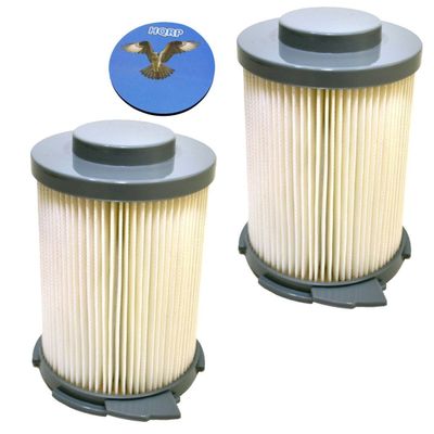 HQRP Primary HEPA Filter Set 2-Pack compatible with Hoover S3755050 / S3755080 / S3765040 / S3755045 WindTunnel Bagless Canister Vacuum Cleaner plus HQRP Coaster