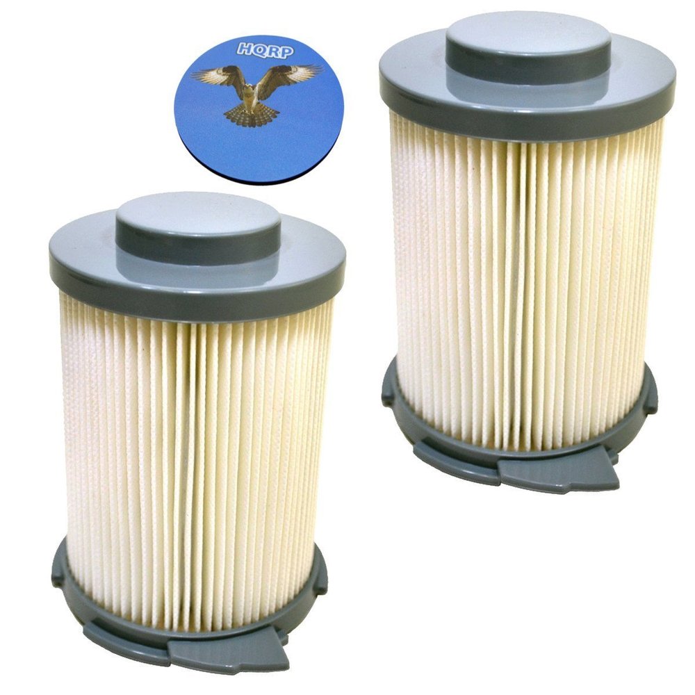 HQRP Primary HEPA Filter Set 2-Pack compatible with Hoover S3755050 / S3755080 / S3765040 / S3755045 WindTunnel Bagless Canister Vacuum Cleaner plus HQRP Coaster