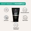The Man Company Natural Charcoal Face Scrub with Lemongrass and Eucalyptus - 3.5 Oz. | Skin Exfoliating & Detox, Anti Acne, Blackhead removing Face Scrub view 3
