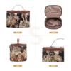 Signare Tapestry Toiletry Bag Makeup Organizer bag for Women with Cat Print Design (TOIL-CAT) view 2