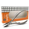 Kohm Ingrown Toenail Clippers | Super Control Cuticle Trimmer & Wide Jaws  Precision Stainless Steel Nail Nippers for Thick & Ingrown Nails | Podiatrist-Recommended Toe Nail Cutter view 1