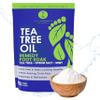 14oz Tea Tree Oil Foot Soak with Epsom Salt and Mint by Truremedy Naturals - Foot Soaking Salts for Dry and Tired Feet - Gently Exfoliates and Refreshes Feet for Soft, Supple Skin view 1