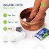 14oz Tea Tree Oil Foot Soak with Epsom Salt and Mint by Truremedy Naturals - Foot Soaking Salts for Dry and Tired Feet - Gently Exfoliates and Refreshes Feet for Soft, Supple Skin view 4