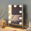 FENCHILIN Vanity Mirror with Light Lighted Makeup Mirror Vanity Makeup Mirror Smart Touch Control 3Colors Dimable Light Detachable 10X Magnification 360Rotation(White) view 1