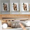 FENCHILIN Vanity Mirror with Light Lighted Makeup Mirror Vanity Makeup Mirror Smart Touch Control 3Colors Dimable Light Detachable 10X Magnification 360Rotation(White) view 4