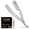 Facn Straight Razors for Men - Professional Barber Straight Edge Razor Kit with 100 Blades, Classic Stainless Steel Barbero Shaver for a Smooth & Precise Shave, Premium Barber Razor for Men's Shaving view 1