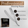Facn Straight Razors for Men - Professional Barber Straight Edge Razor Kit with 100 Blades, Classic Stainless Steel Barbero Shaver for a Smooth & Precise Shave, Premium Barber Razor for Men's Shaving view 2
