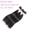 100% Brazilian Straight Virgin Hair Extension Weaves Natural Black Remy Hair 8A Unprocessed Brazilian Virgin Hair Straight 16" 18" 20" view 3