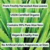 Organic Aloe Vera Gel for Skin, Face, Body, After Sun Care - USDA Certified Organic, 12 fl. oz. view 4
