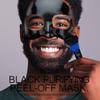 SHILLS Charcoal Mask for Men, Purifying Peel Off Mask, Face Mask Peel Off, Face Mask Deep Clean Pore, Blackhead Remover, 1 Bottle (1.69 fl. oz) and a Brush Set view 2