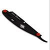 All Purpose Straight Edge Barber Razor Folding Shaving Knife Black w/Red Screw view 3