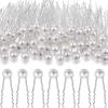 100 Pieces Pearl Hair Pins Wedding Bridal Flower Pins for Brides and Bridesmaids Hair Style Prom Party (0.3 Inch) view 1